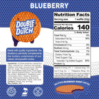 Double Dutch Stroopwafel Cookies Blueberry  – 2 Pack – 16 Waffles
