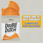 Double Dutch Stroopwafel Cookies Vanilla  – 2 Pack – 16 Waffles