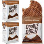 Double Dutch Stroopwafel Cookies Chocolate Salted Caramel  – 2 Pack – 16 Waffles